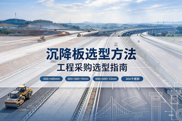 弋江沉降板选择方法