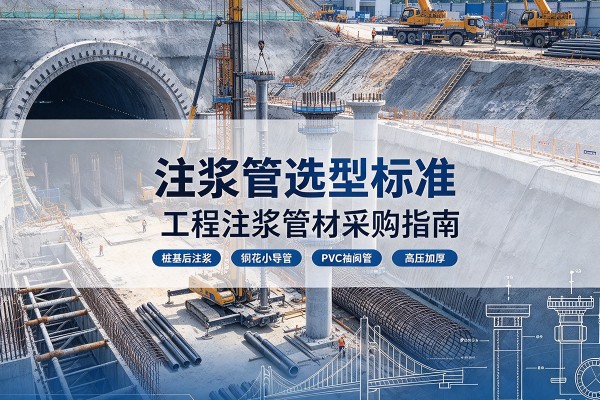弋江注浆管选型标准