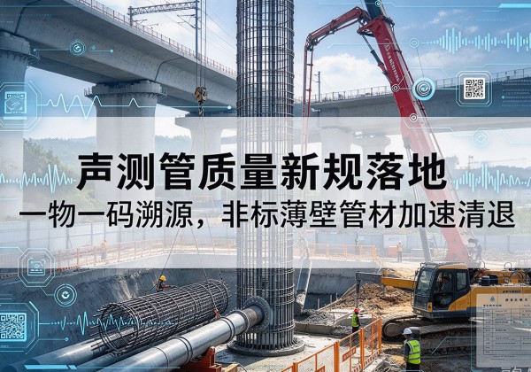 弋江声测管质量新规落地，一物一码溯源，非标薄壁管材加速清退