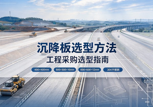 弋江沉降板选择方法